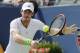 Andy Murray, of the United Kingdom, returns a shot against Jo-Wilfried Tsonga, of France, during the fourth round of the 2014 U.S. Open tennis tournament, Monday, Sept. 1, 2014, in New York. (AP Photo/Charles Krupa)