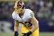 Washington Redskins linebacker Trent Murphy prepares to run a play in the second half of an NFL preseason football game against the Baltimore Ravens, Saturday, Aug. 23, 2014, in Baltimore. (AP Photo/Nick Wass)