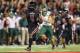 LOUISVILLE, KY - SEPTEMBER 01: Crovin Lamb #4 of the Louisville Cardinals runs for a touchdown on a kick off return during the game against the Miami Huricanesat Papa John's Cardinal Stadium on September 1, 2014 in Louisville, Kentucky. (Photo by Andy Lyons/Getty Images)