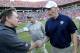 New England Patriots head coach Bill Belichick, left, and Miami Dolphins head coach Joe Philbin shake hands after the Patriots defeated the Dolphins 23-16 after an NFL football game, Sunday, Dec. 2, 2012 in Miami. (AP Photo/Wilfredo Lee)