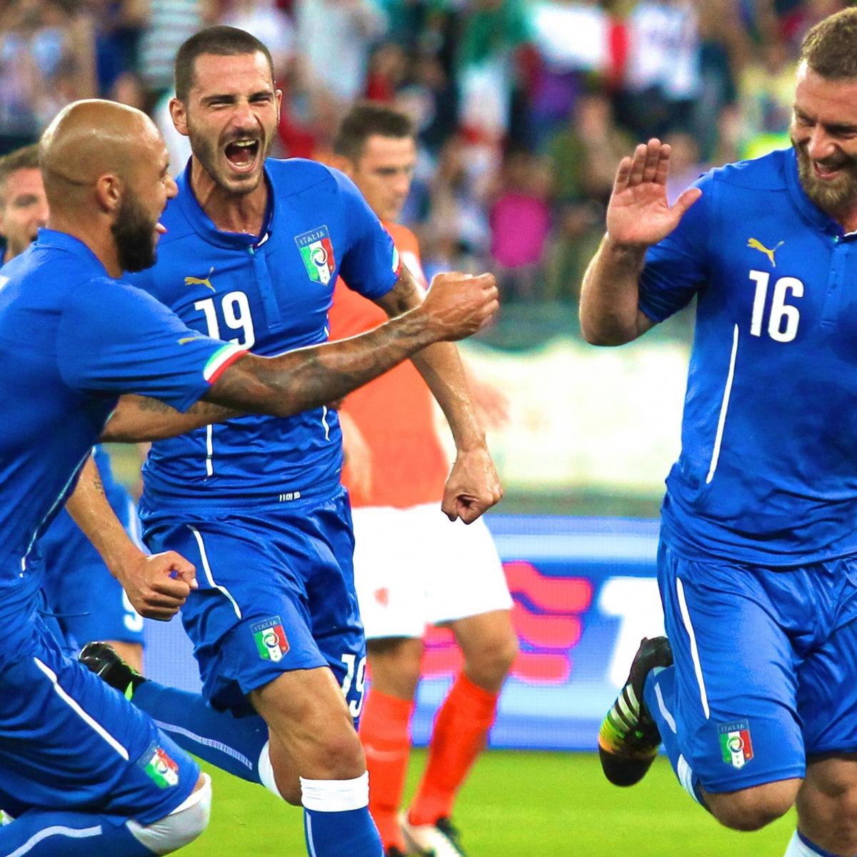 Italy Vs Netherlands Live Score Highlights From International Friendly Bleacher Report Latest News Videos And Highlights