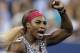Serena Williams, of the United States, gestures after defeating Flavia Pennetta, of Italy, 6-3, 6-2 in the quarterfinals of the U.S. Open tennis tournament Wednesday, Sept. 3, 2014, in New York. (AP Photo/Darron Cummings)