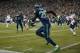 SEATTLE, WA - AUGUST 22: Cornerback Jeremy Lane #20 of the Seattle Seahawks returns an interception in the second quarter against the Chicago Bears at CenturyLink Field on August 22, 2014 in Seattle, Washington. (Photo by Otto Greule Jr/Getty Images)