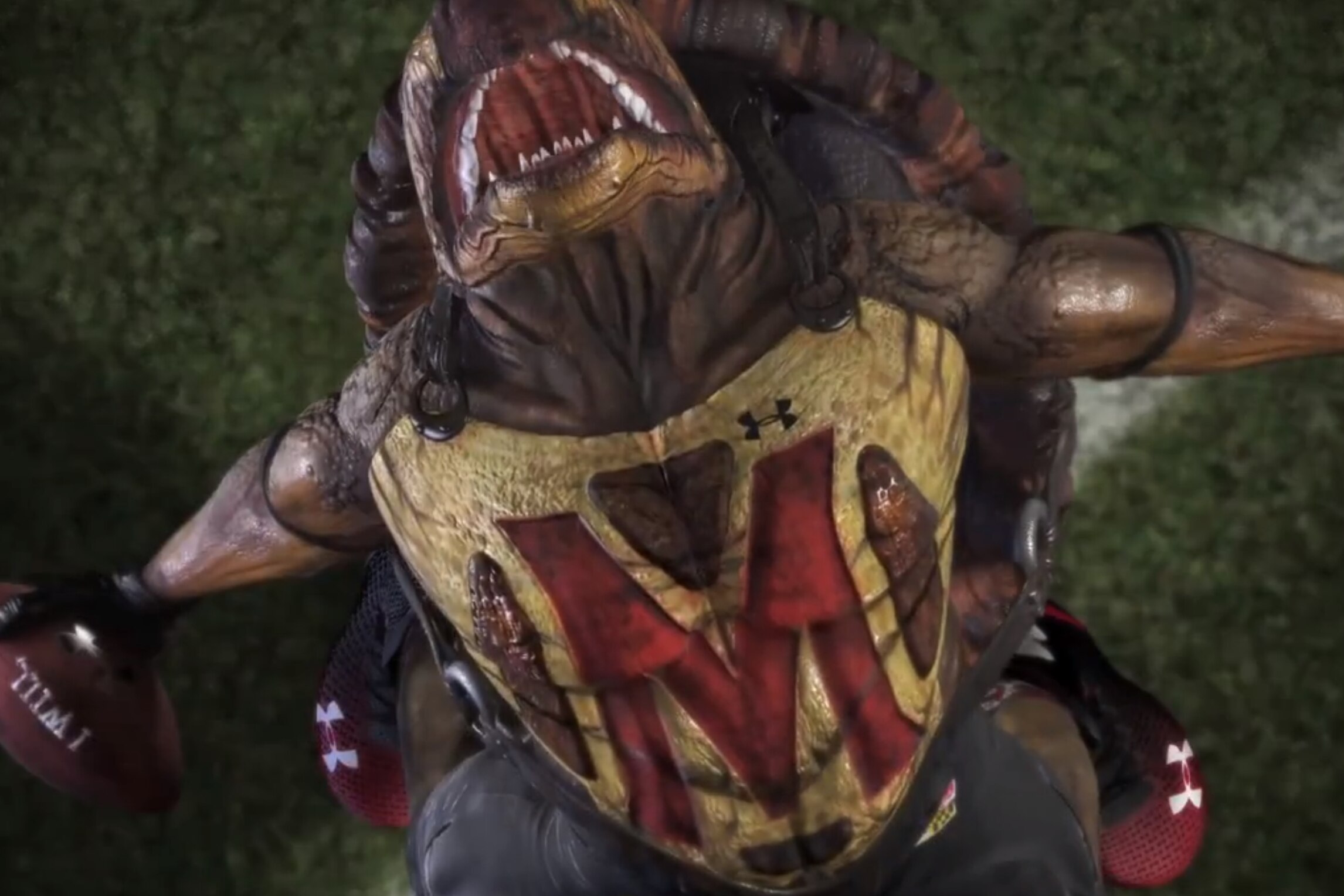 Maryland Terrapins Transform Mascot Into Muscle Bound