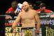 Aug 31, 2013; Milwaukee, WI, USA; Ben Rothwell gets ready to fight during the UFC-164 bout at BMO Harris Bradley Center. Mandatory Credit: Benny Sieu-USA TODAY Sports