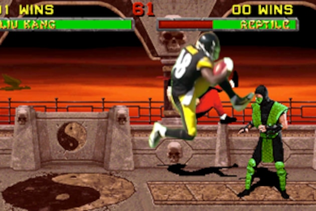 antonio brown s karate kick on spencer lanning fires up internet