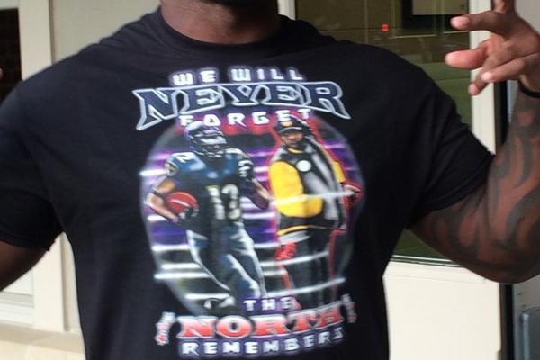 Terrell Suggs wears T-shirt mocking Mike Tomlin