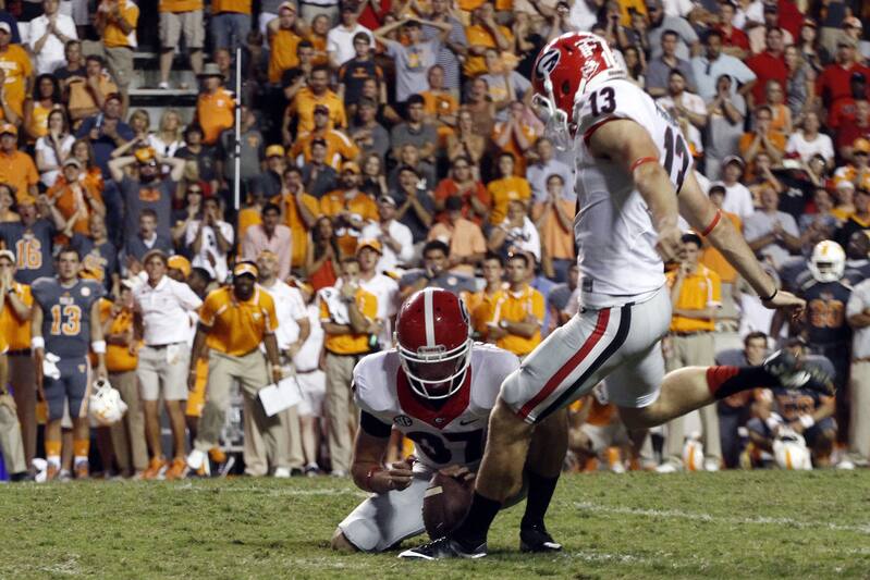 Georgia Kicker Marshall Morgan Sets Sec Record For Consecutive