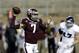Texas A&M quarterback Kenny Hill (7) throws a pass against Rice during the first quarter of an NCAA college football game Saturday, Sept. 13, 2014, in College Station, Texas. (AP Photo/David J. Phillip)