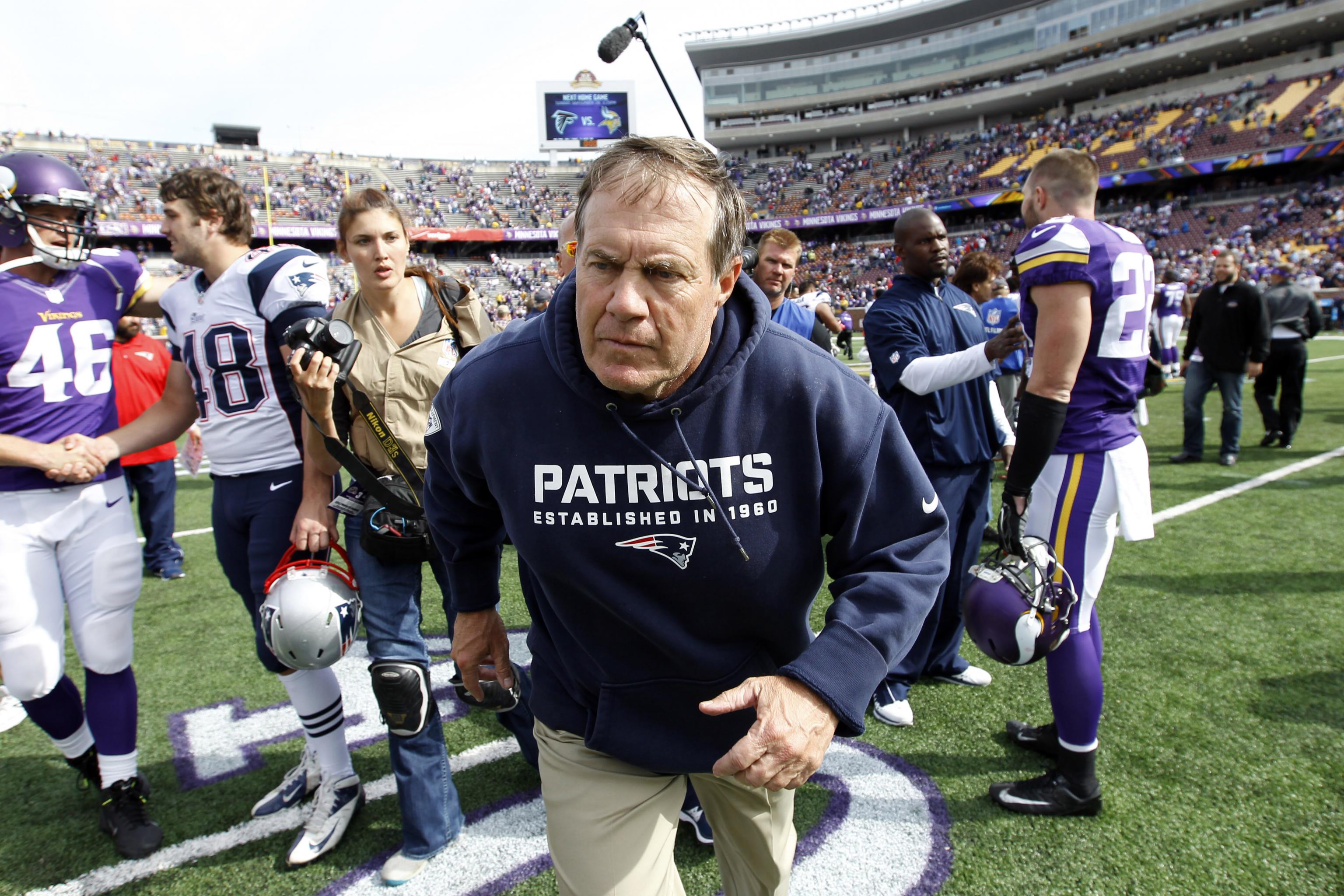 bill belichick minnesota vikings