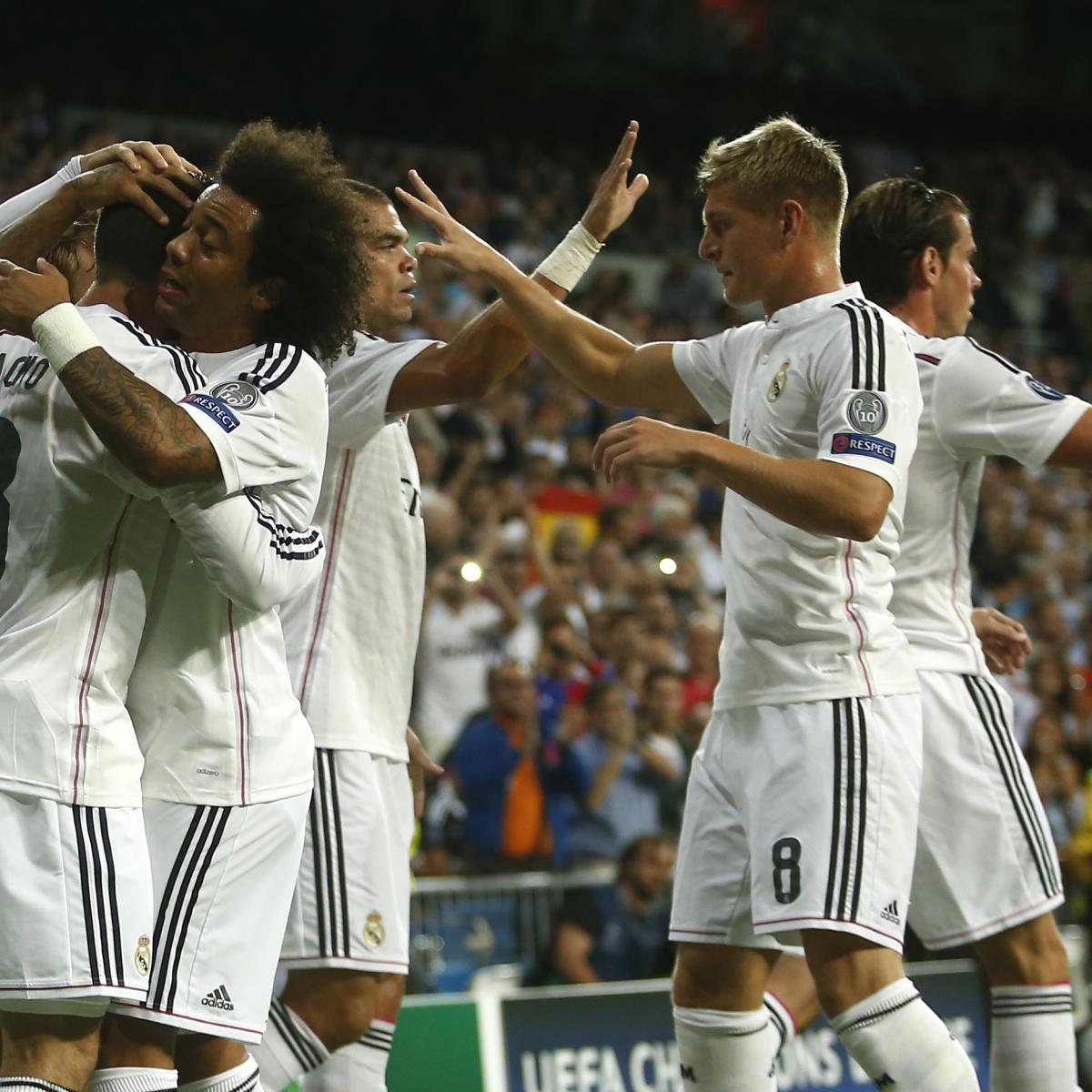 Champions League Results 2014: Scores, Group Tables, Standings for