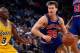 LOS ANGELES - 1993: Mark Price #25 of the Cleveland Cavaliers drives against the Los Angeles Lakers during the NBA game circa 1993 at the Forum in Los Angeles, California. NOTE TO USER: User expressly acknowledges and agrees that, by downloading and/or using this Photograph, User is consenting to the terms and conditions of the Getty Images License Agreement. Mandatory Copyright Notice: Copyright 1993 NBAE (Photo by Andrew D. Bernstein/NBAE via Getty Images)