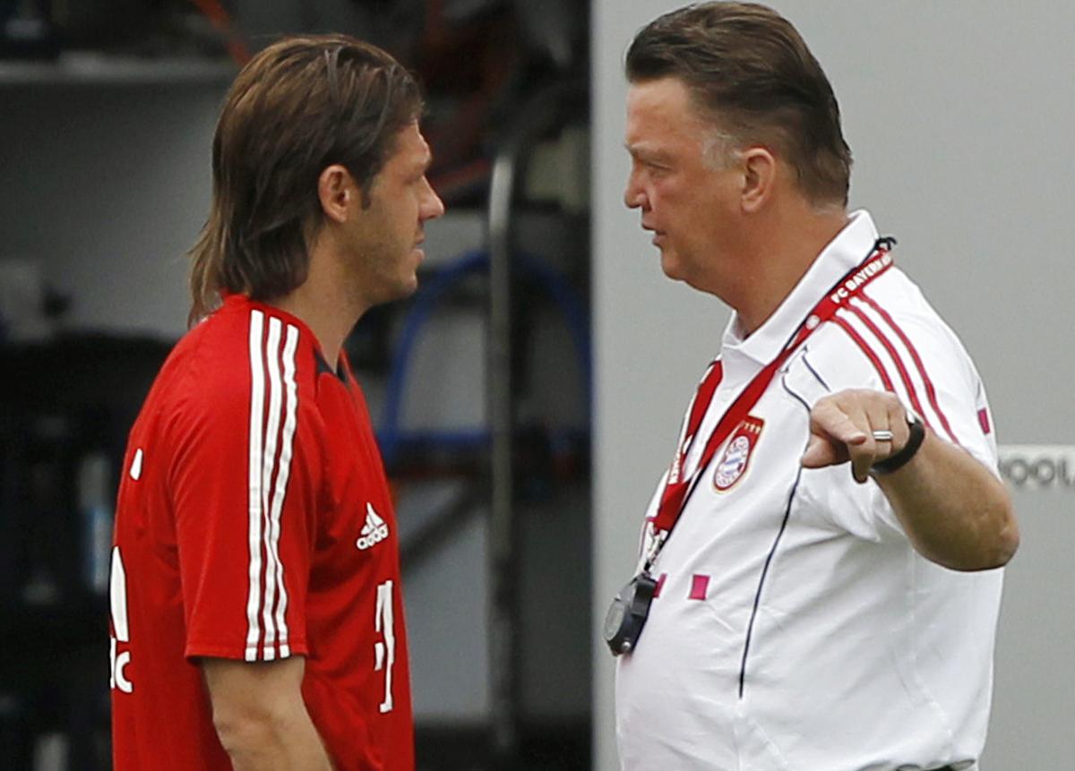 Resultado de imagen para martin demichelis y louis van gaal