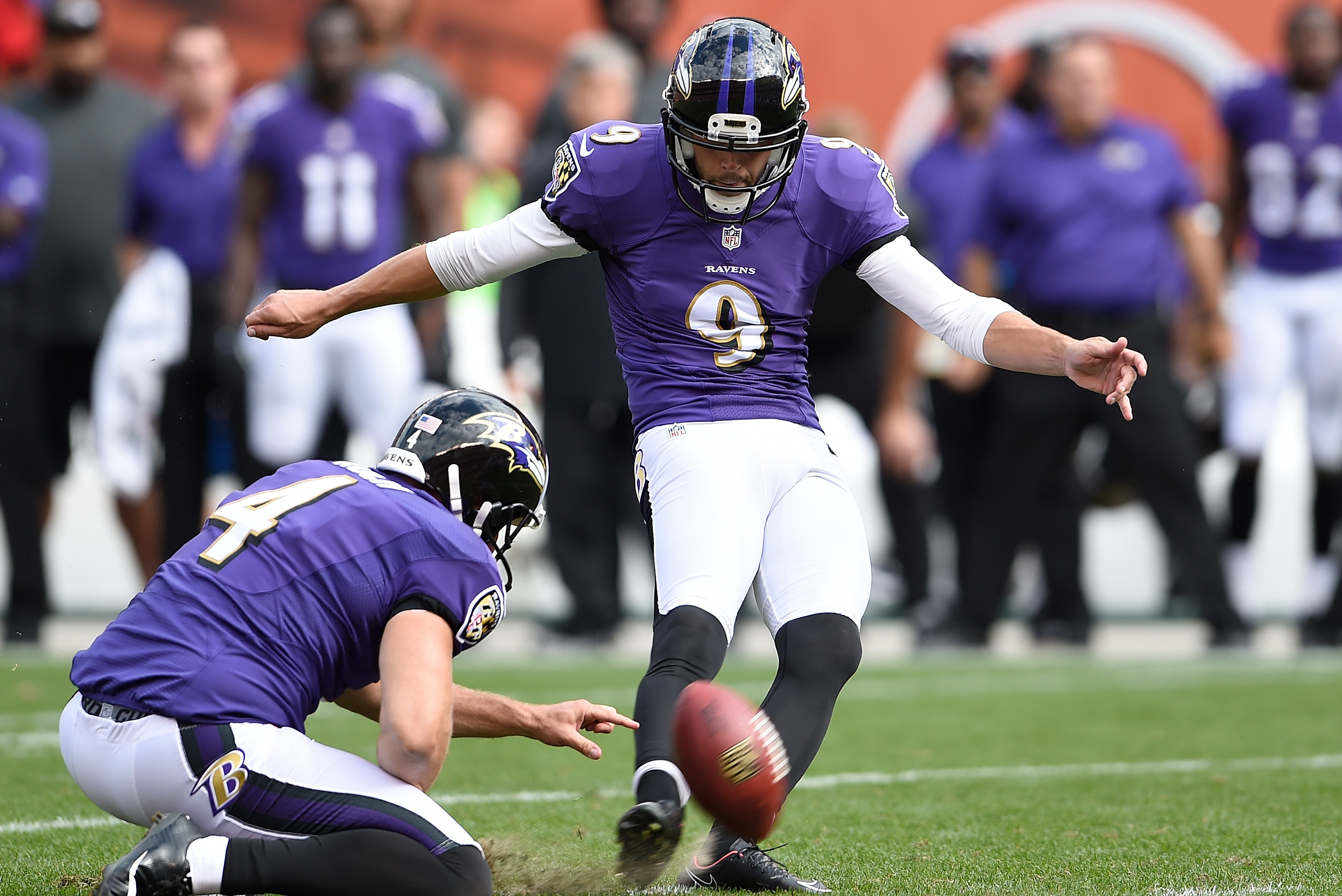 At open practice, Justin Tucker reminds fans and Ravens he's no