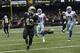 New Orleans Saints running back Darren Sproles (43) carries on a rushing touchdown in the first half of an NFL football game against the Dallas Cowboys in New Orleans, Sunday, Nov. 10, 2013. (AP Photo/Dave Martin)