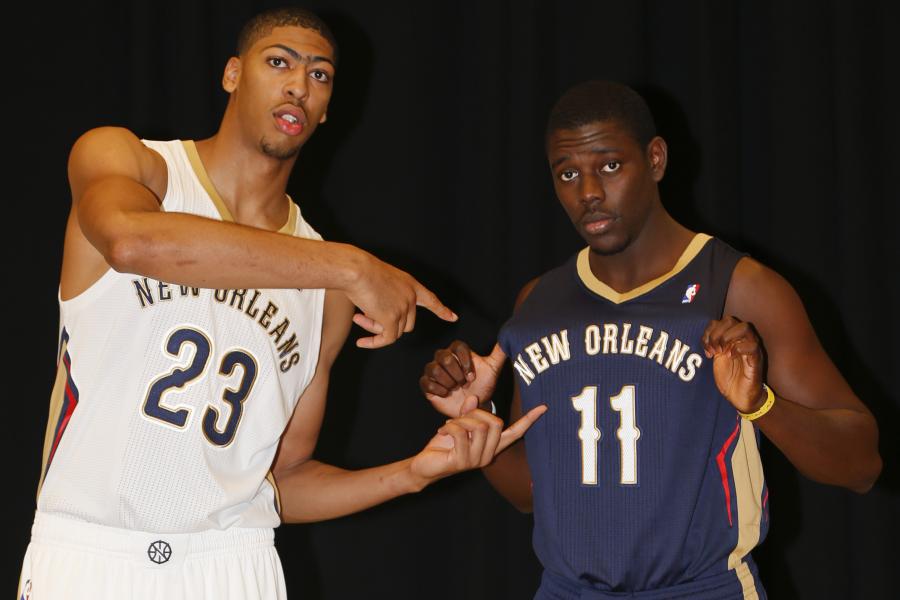 Jrue Holiday gives thanks for family and Anthony Davis