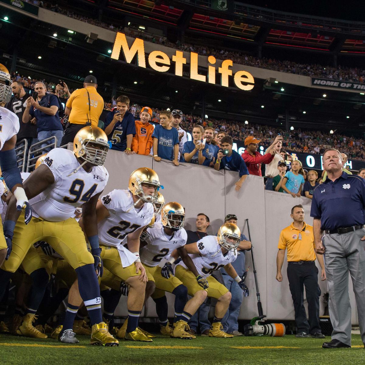 Notre Dame Football GamebyGame Predictions for the Month of October
