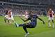 PSG's Blaise Matuidi passes the ball during the Group F Champions League match between Ajax and Paris Saint-Germain at ArenA stadium in Amsterdam, Netherlands, Wednesday, Sept. 17, 2014. (AP Photo/Peter Dejong)