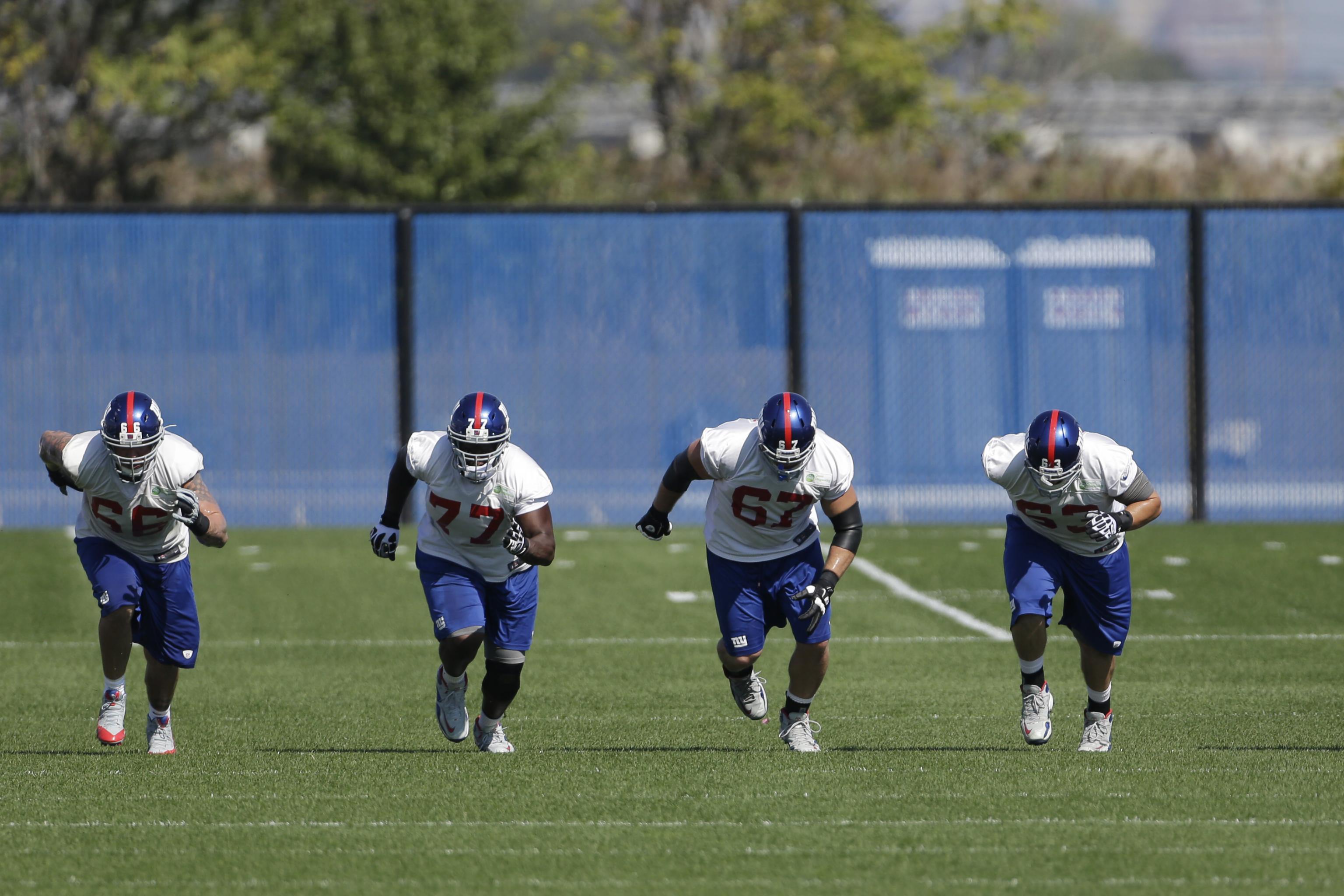 Giants aim for 'continuity' on offensive line