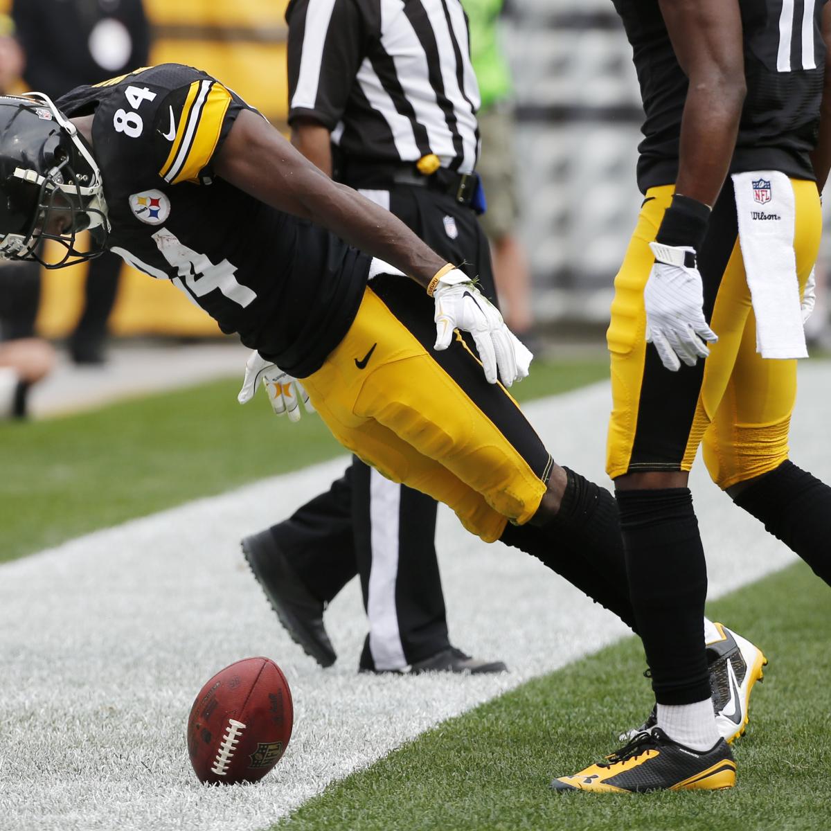 Steelers' Antonio Brown Records 5+ Receptions in NFLRecord 20 Straight