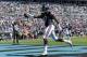 Chicago Bears' Alshon Jeffery (17) runs into the end zone for a touchdown against the Carolina Panthers during the first half of an NFL football game in Charlotte, N.C., Sunday, Oct. 5, 2014. (AP Photo/Mike McCarn)