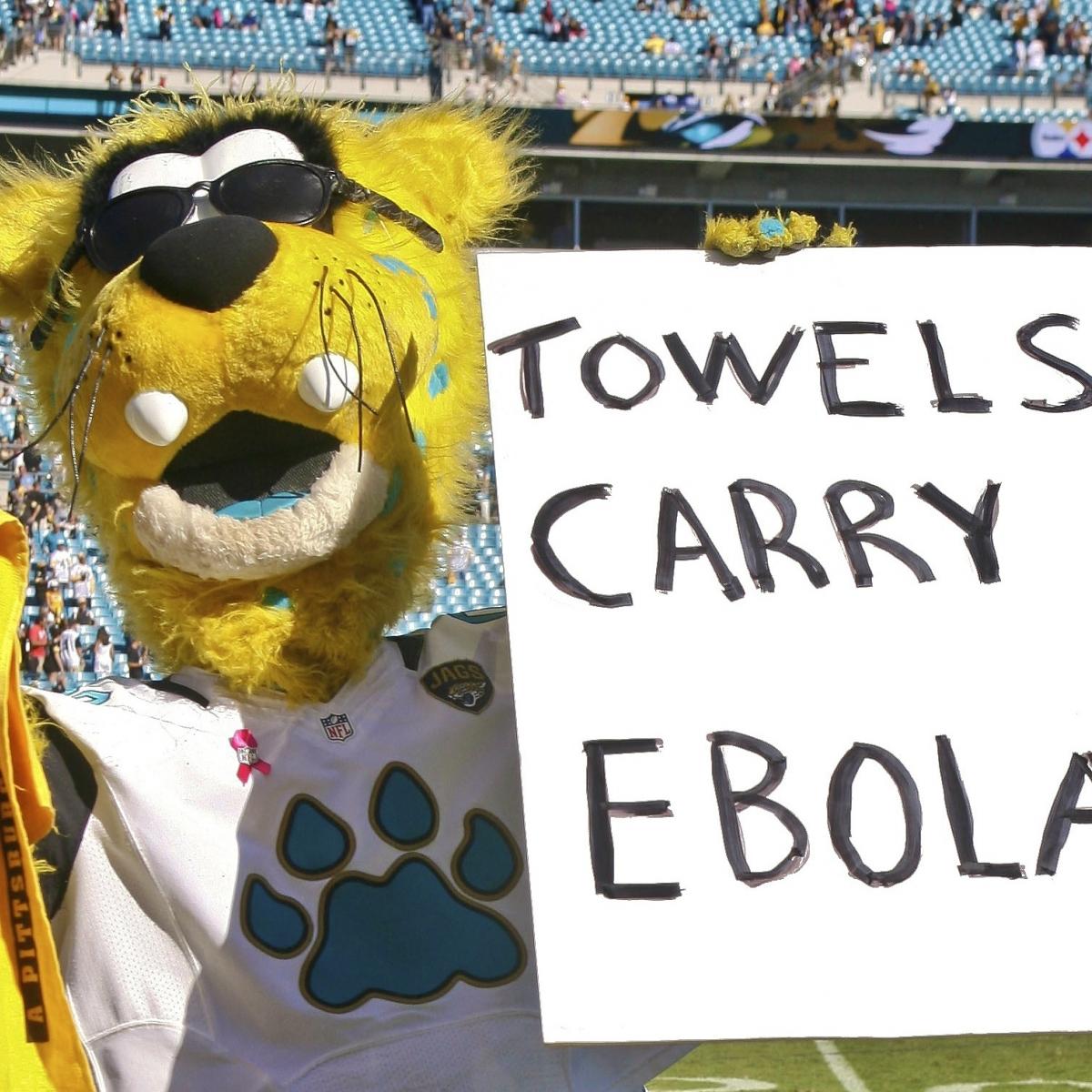 Jacksonville Jaguars Mascot Jokes 'Terrible Towels' Carry 