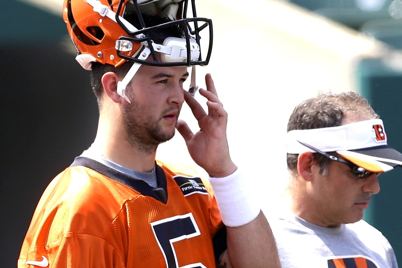 Bengals  Quarterback AJ McCarron is unfazed by playoff pressure