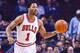 Oct 6, 2014; Chicago, IL, USA; Chicago Bulls guard Derrick Rose (1) dribbles the ball against the Washington Wizards during the first quarter at the United Center. Mandatory Credit: Mike DiNovo-USA TODAY Sports