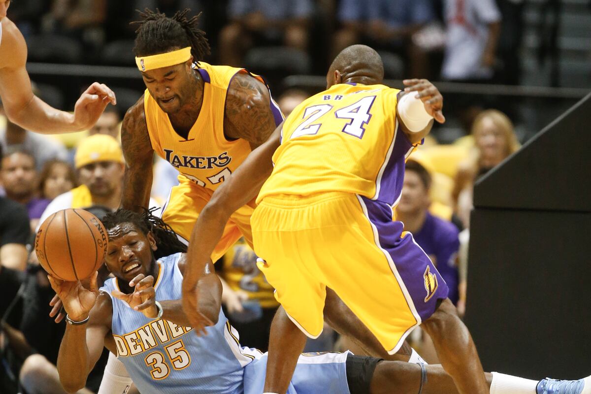 Which LA Laker Benefits Most from Playing with Healthy Kobe Bryant in 2014-15? | News, Scores 