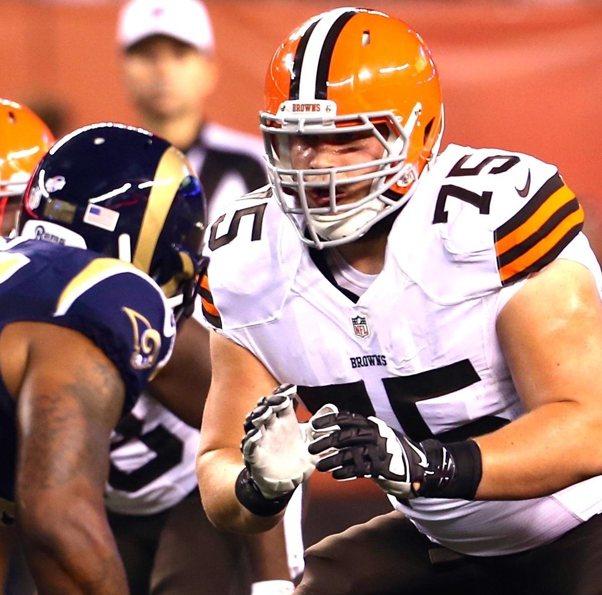 Bitonio Working To Help Two Rookies Get Up To Speed On O-Line