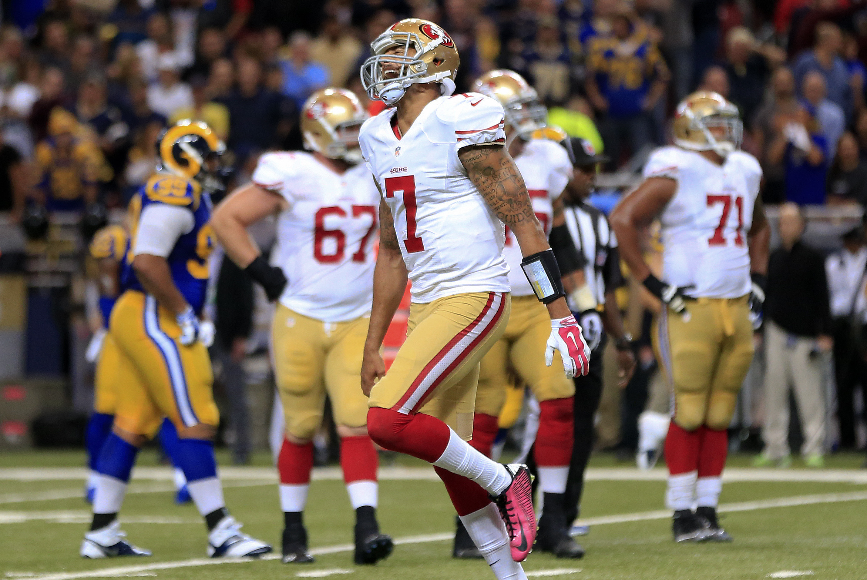 49ers vs. Rams score update: Colin Kaepernick puts San Francisco within 3  with touchdown run - SB Nation St. Louis