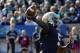 Notre Dame quarterback Everett Golson throws a pass in the first half of an NCAA college football game Saturday, Oct. 11, 2014, in South Bend, Ind. Notre Dame won 50-43. (AP Photo/Joe Raymond)