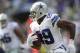 Dallas Cowboys running back DeMarco Murray runs in the first half of an NFL football game against the Seattle Seahawks, Sunday, Oct. 12, 2014, in Seattle. (AP Photo/Scott Eklund)