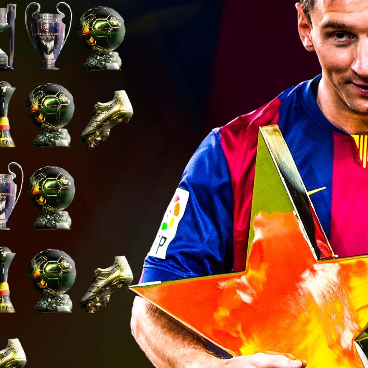 Lionel Messi Exploring Barcelona Forward's Trophy 10 Years