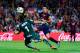 BARCELONA, SPAIN - OCTOBER 18: Xavi Hernandez of FC Barcelona scores the opening goal past Xabi Irureta of SD Eibar during the La Liga match between FC Barcelona and SD Eibar at Camp Nou on October 18, 2014 in Barcelona, Spain. (Photo by Sandra Montanez/Getty Images)