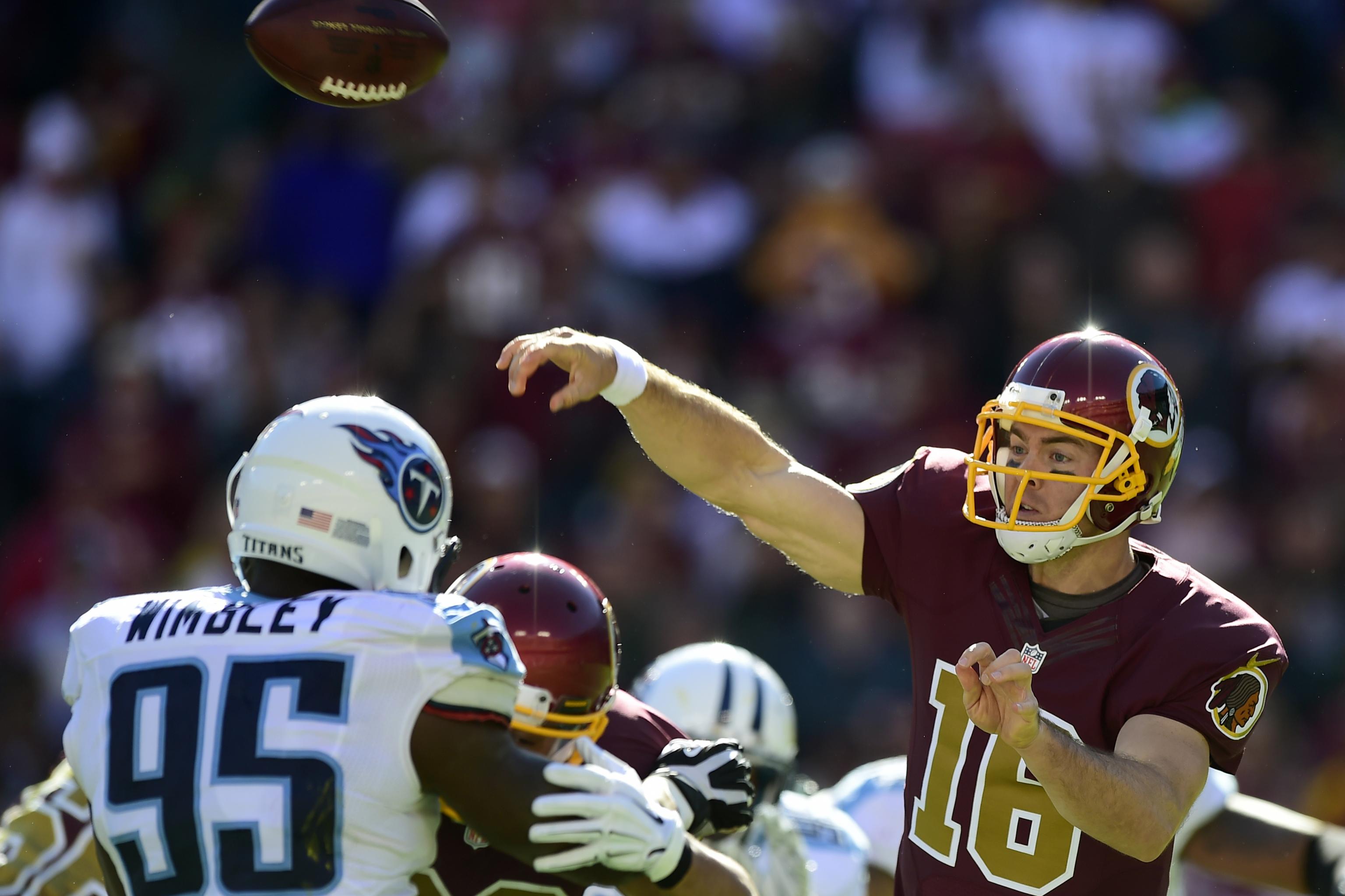 Colt McCoy replaces Kirk Cousins, leads Redskins past Titans 