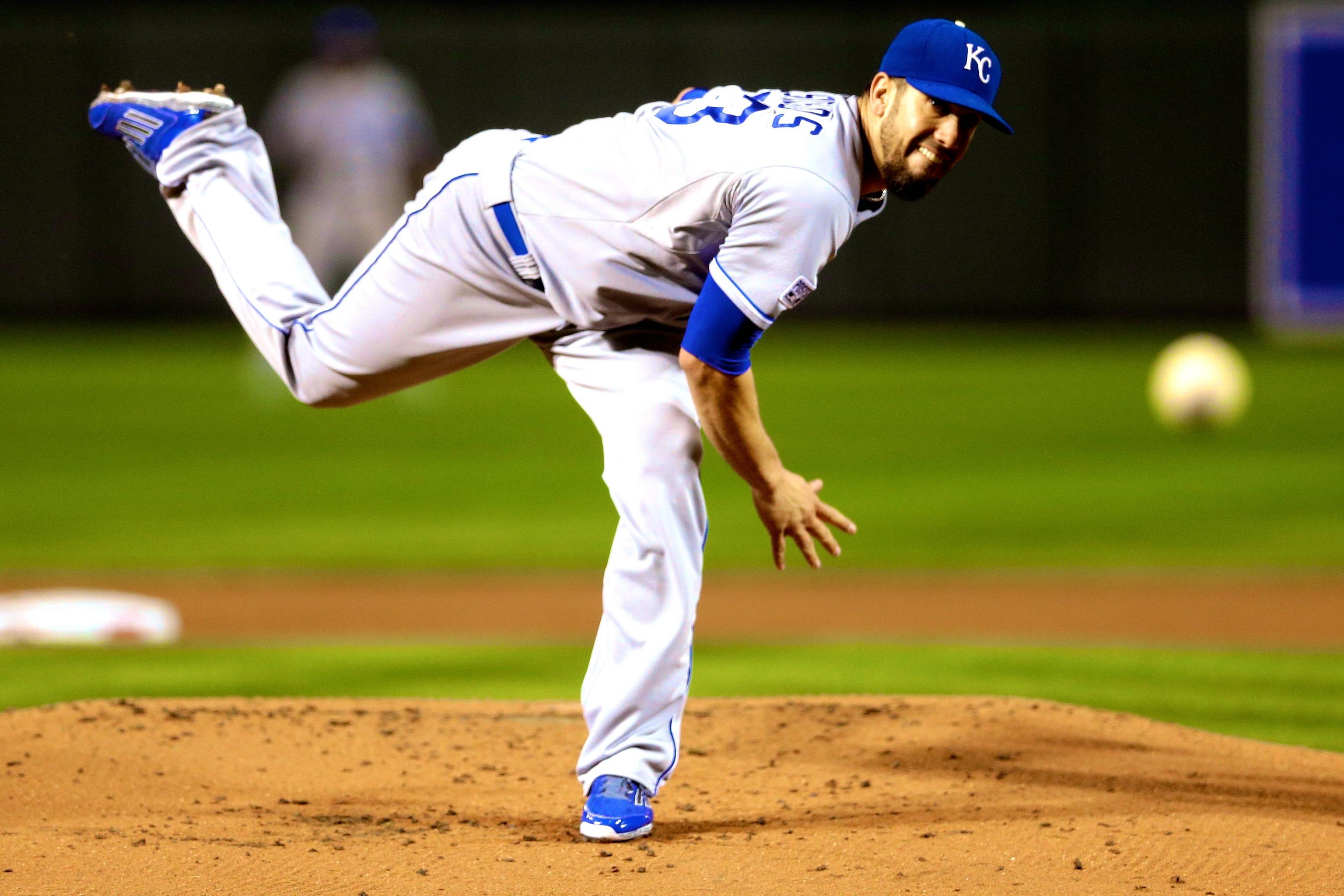 Lester no-hits Royals