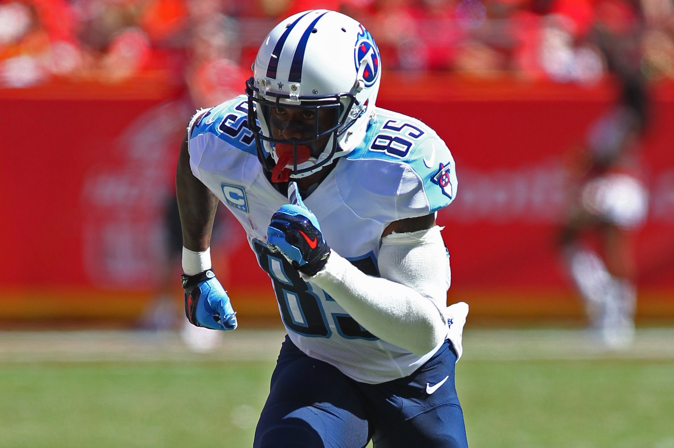 Titans wide receiver Nate Washington