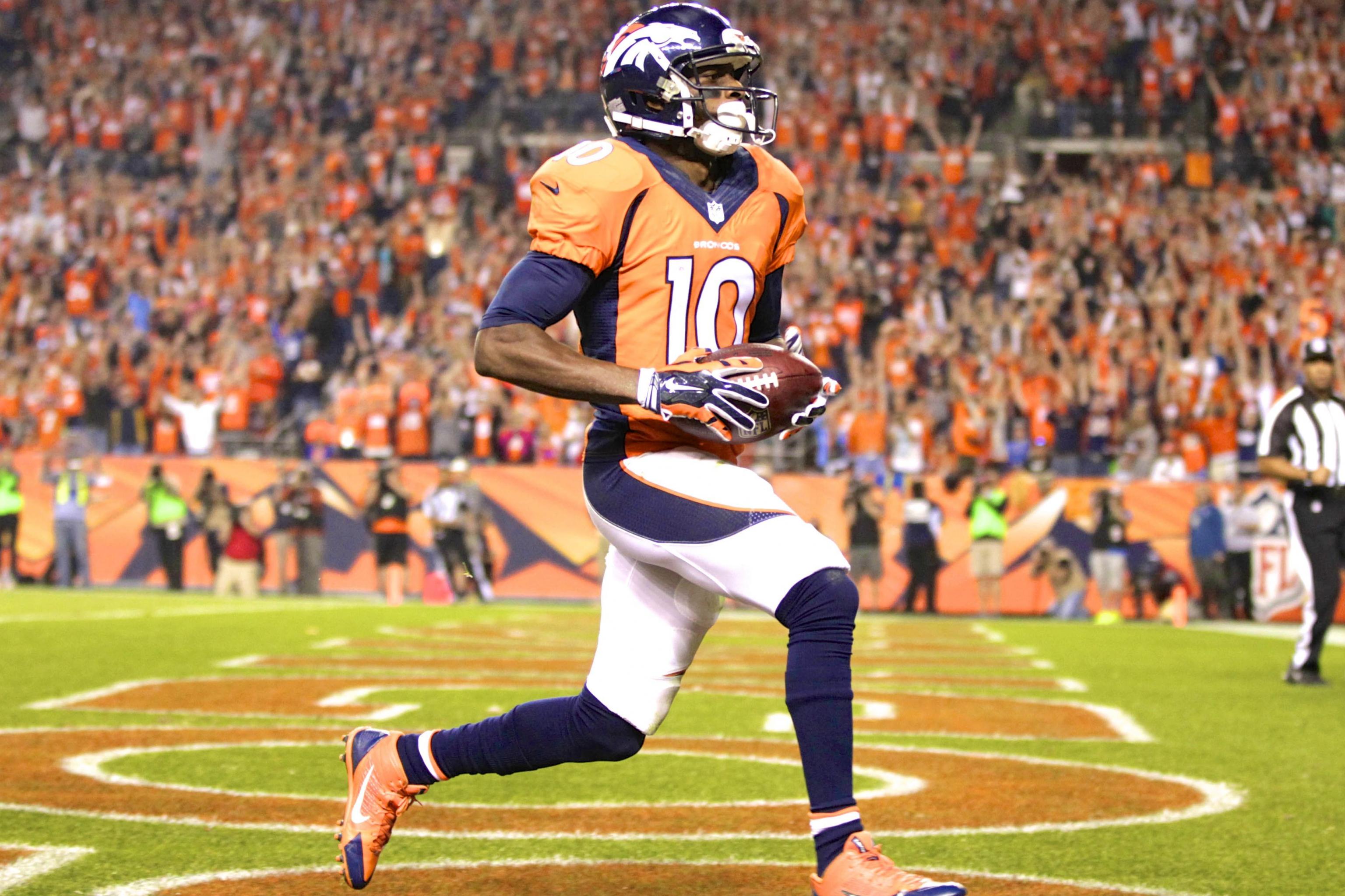 Emmanuel Sanders moves to this single digit number