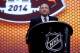 PHILADELPHIA, PA - JUNE 27: NHL Commissioner Gary Bettman speaks during the first round of the 2014 NHL Draft at the Wells Fargo Center on June 27, 2014 in Philadelphia, Pennsylvania. (Photo by Bruce Bennett/Getty Images)