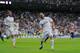 MADRID, SPAIN - OCTOBER 05: Karim Benzema of Real Madrid celebrates after scoring his team's 2nd goal during the La Liga match between Real Madrid CF and Athletic Club at Estadio Santiago Bernabeu on October 5, 2014 in Madrid, Spain. (Photo by Denis Doyle/Getty Images)