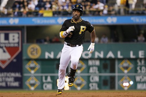 Starling Marte with Indianapolis Indians for 'spring training