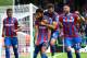 LONDON, ENGLAND - SEPTEMBER 27: Mile Jedinak of Crystal Palace celebrates with team-mates after scoring his team's second goal during the Barclays Premier League match between Crystal Palace and Leicester City at Selhurst Park on September 27, 2014 in London, England. (Photo by Ian Walton/Getty Images)
