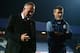 LONDON, ENGLAND - OCTOBER 27: Manager Paul Lambert of Aston Villa and Roy Keane, Aston Villa assistant manager walk on the pitch prior to the Barclays Premier League match between Queens Park Rangers and Aston Villa at Loftus Road on October 27, 2014 in London, England. (Photo by Clive Rose/Getty Images)