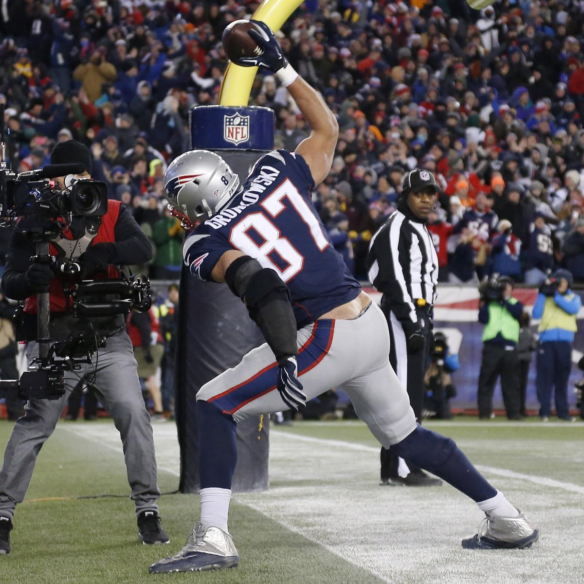 Patriots' Rob Gronkowski Catches 50th Touchdown Pass of Career News