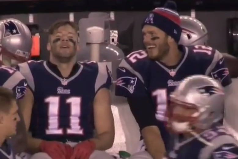 Julian Edelman soars into end zone for second TD of game