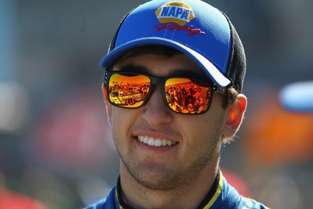FORT WORTH, TX - NOVEMBER 01: Chase Elliott, driver of the #9 NAPA Auto Parts Chevrolet, stands on the grid during pre-race ceremonies for the NASCAR Nationwide Series O'Reilly Auto Parts Challenge at Texas Motor Speedway on November 1, 2014 in Fort Worth, Texas. (Photo by Jonathan Ferrey/Getty Images for Texas Motor Speedway)