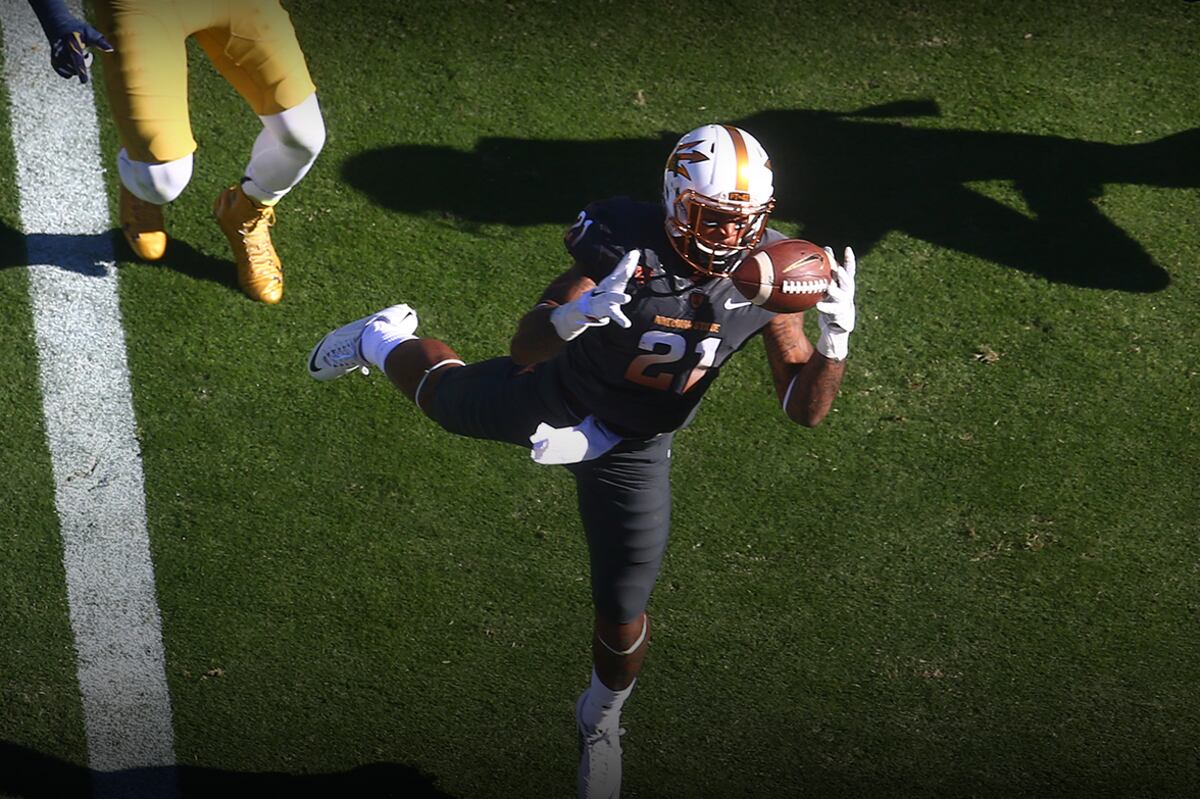 Watch Arizona State Wr Jaelen Strong Make Filthy One Handed Td