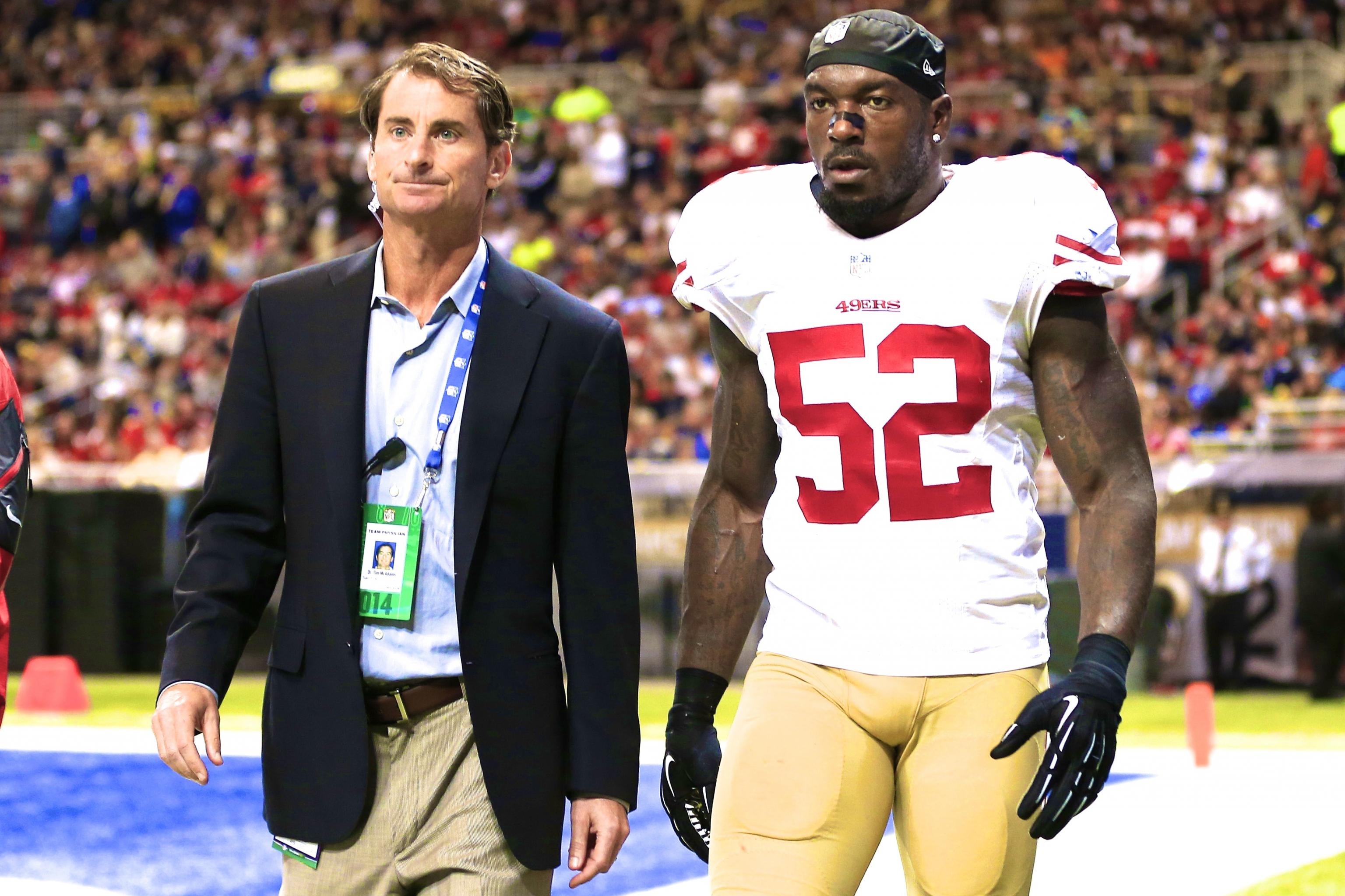 Reinjured Big Toe Ends Season for 49ers' Patrick Willis - The