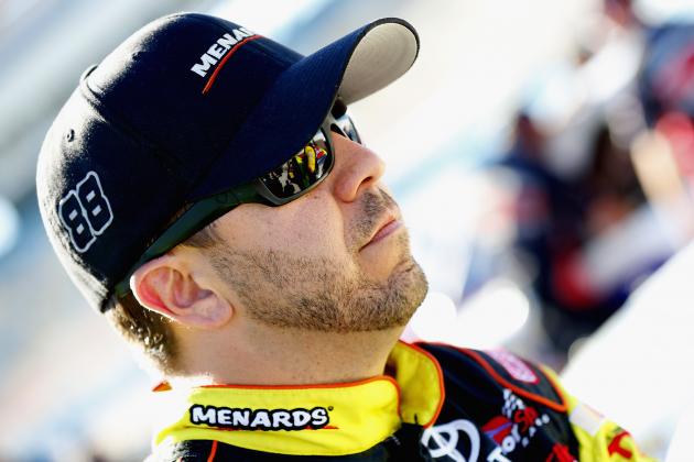 AVONDALE, AZ - NOVEMBER 07: Matt Crafton, driver of the #88 Menards/Hormel Toyota, stands on the grid during qualifying for the NASCAR Camping World Truck Series Lucas Oil 150 at Phoenix International Raceway on November 7, 2014 in Avondale, Arizona.  (Photo by Matt Sullivan/Getty Images)